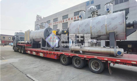 5 ZB type rake dryers were delivered to Yichang